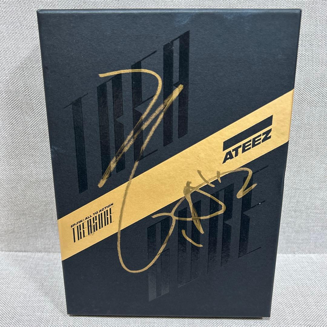 ATEEZ TREASURE ALL TO ACTION ホンジュン 直筆サイン