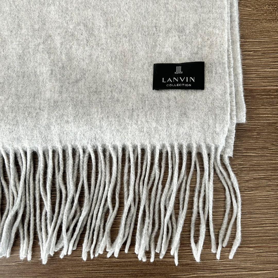 美品　LANVIN ランバン コレクション カシミヤ大判ストール　マフラー