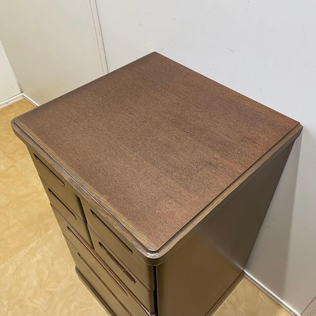 マルヨシ民芸家具 4段 6杯 チェスト 引き出し 電話台 キャビネット 収納