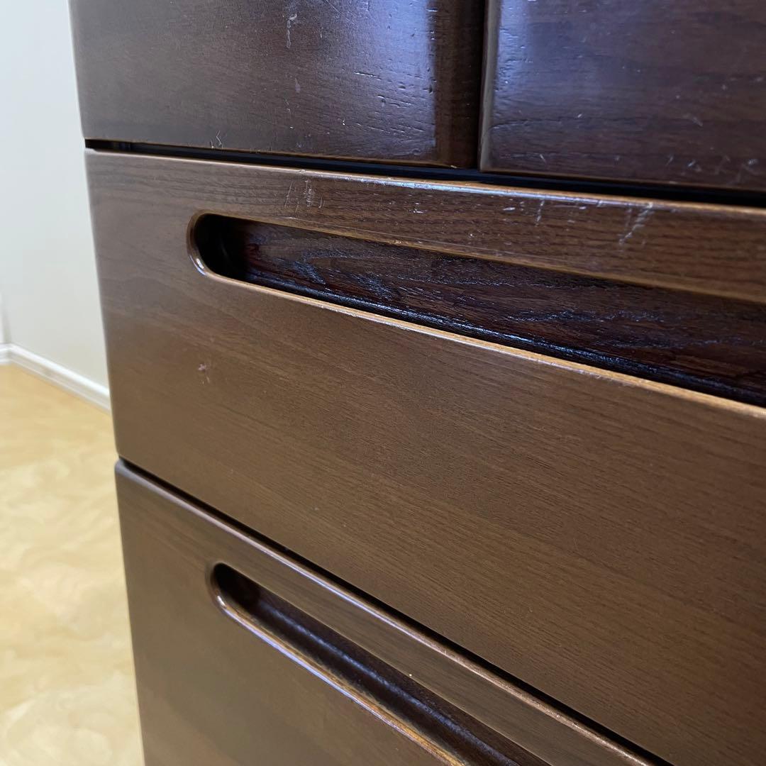 マルヨシ民芸家具 4段 6杯 チェスト 引き出し 電話台 キャビネット 収納