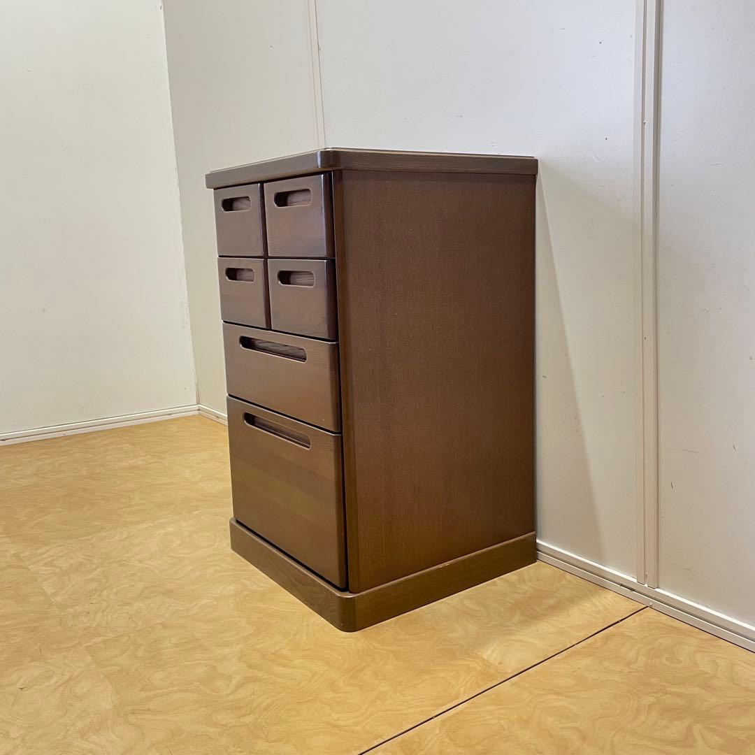 マルヨシ民芸家具 4段 6杯 チェスト 引き出し 電話台 キャビネット 収納