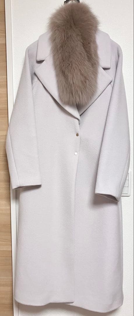 【即購入⭕️】ファーティペット付フレアチェスターコート【ノエラ】