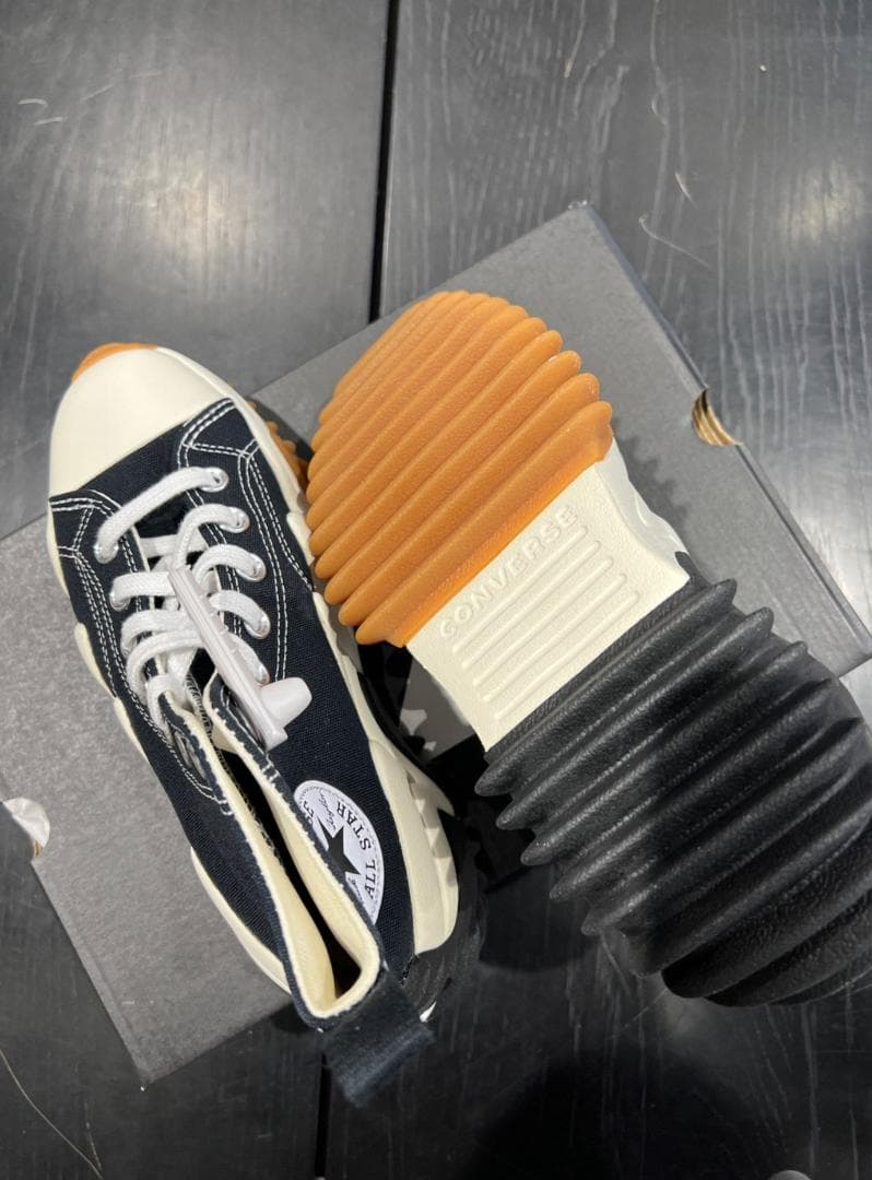 【未使用品】 ハイカット ブラック hi 23.5cm