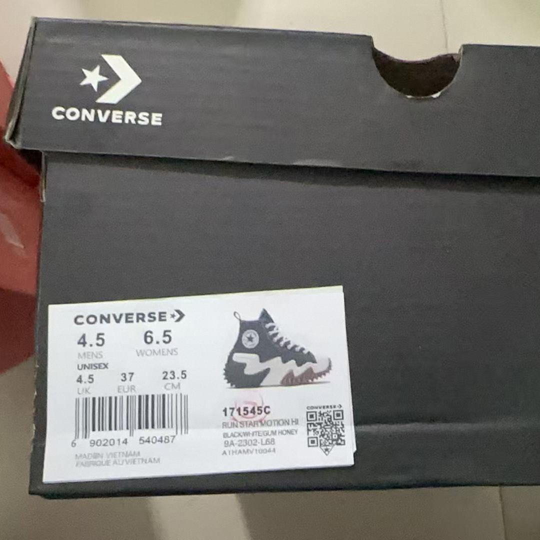 【未使用品】 ハイカット ブラック hi 23.5cm