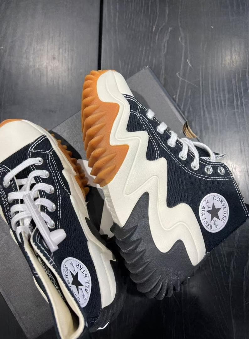 【未使用品】 ハイカット ブラック hi 23.5cm