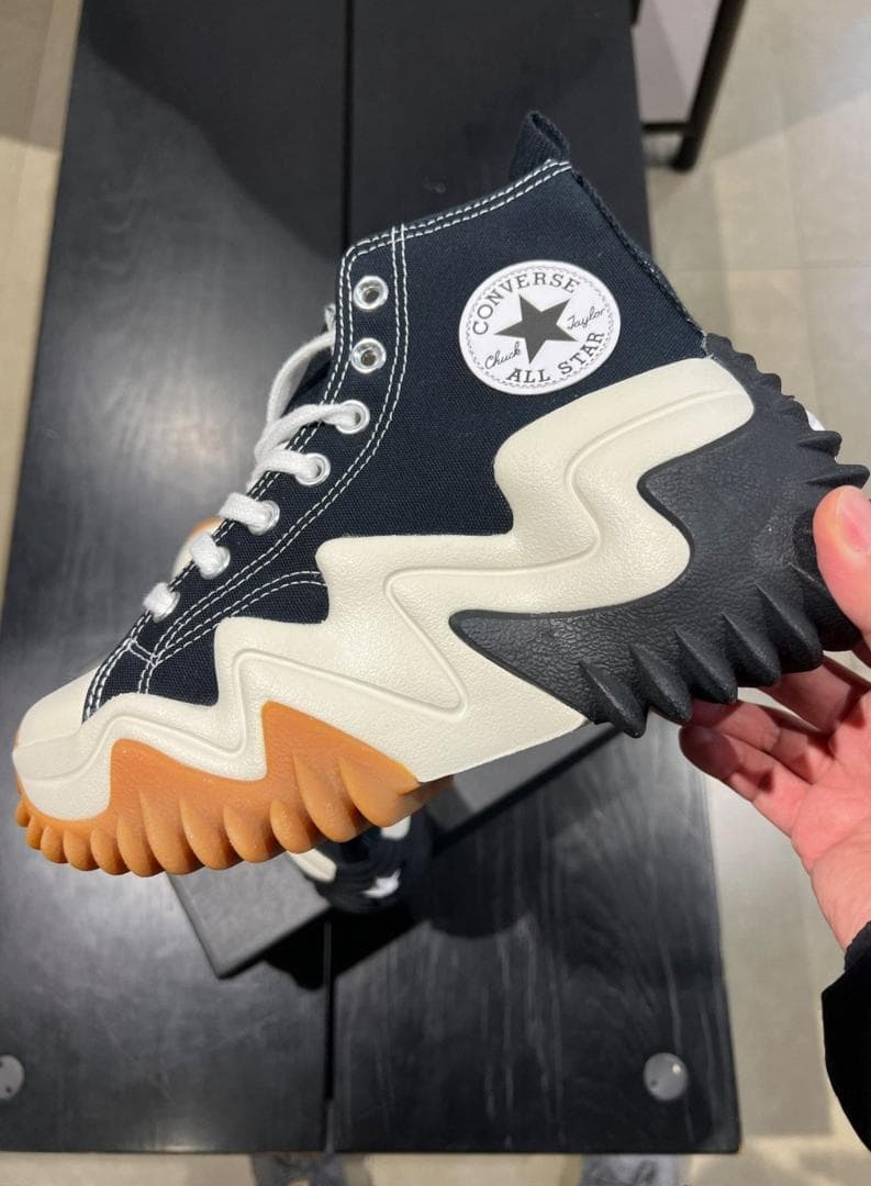 【未使用品】 ハイカット ブラック hi 23.5cm