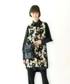 ヒロココシノ(ヒロコビス)フラワーレースロングジレ(ジレのみ出品)