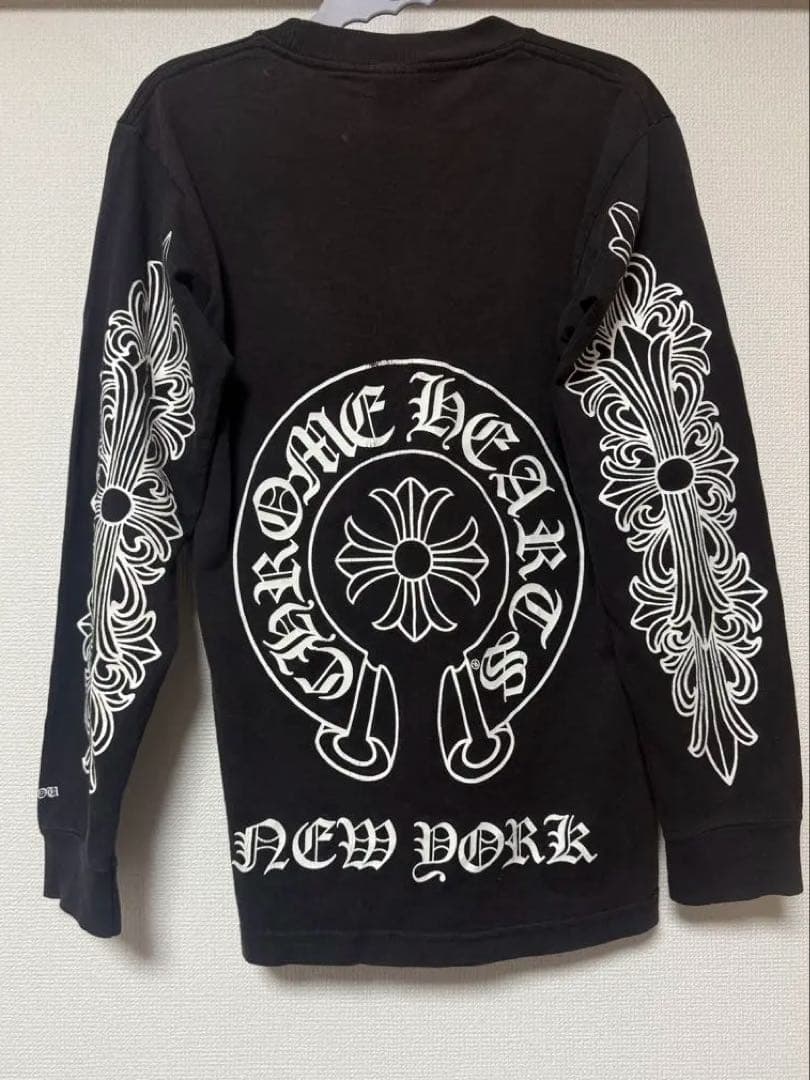 OLD CHROME HEARTS ロンT フローラルクロス