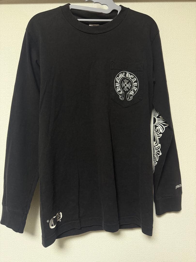 OLD CHROME HEARTS ロンT フローラルクロス