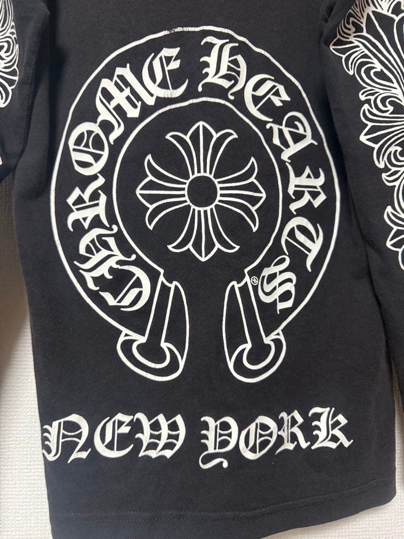 OLD CHROME HEARTS ロンT フローラルクロス