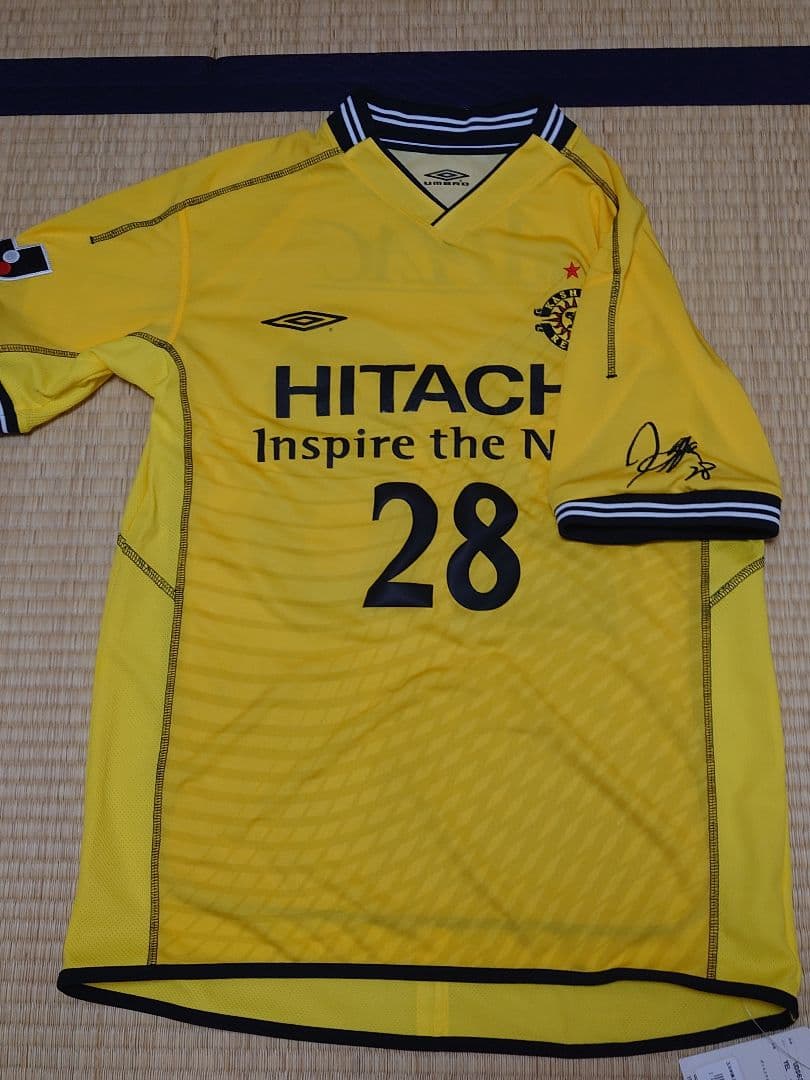 2004 柏レイソル 28番 玉田圭司選手 ユニフォーム サイン刺繍入 O-XO