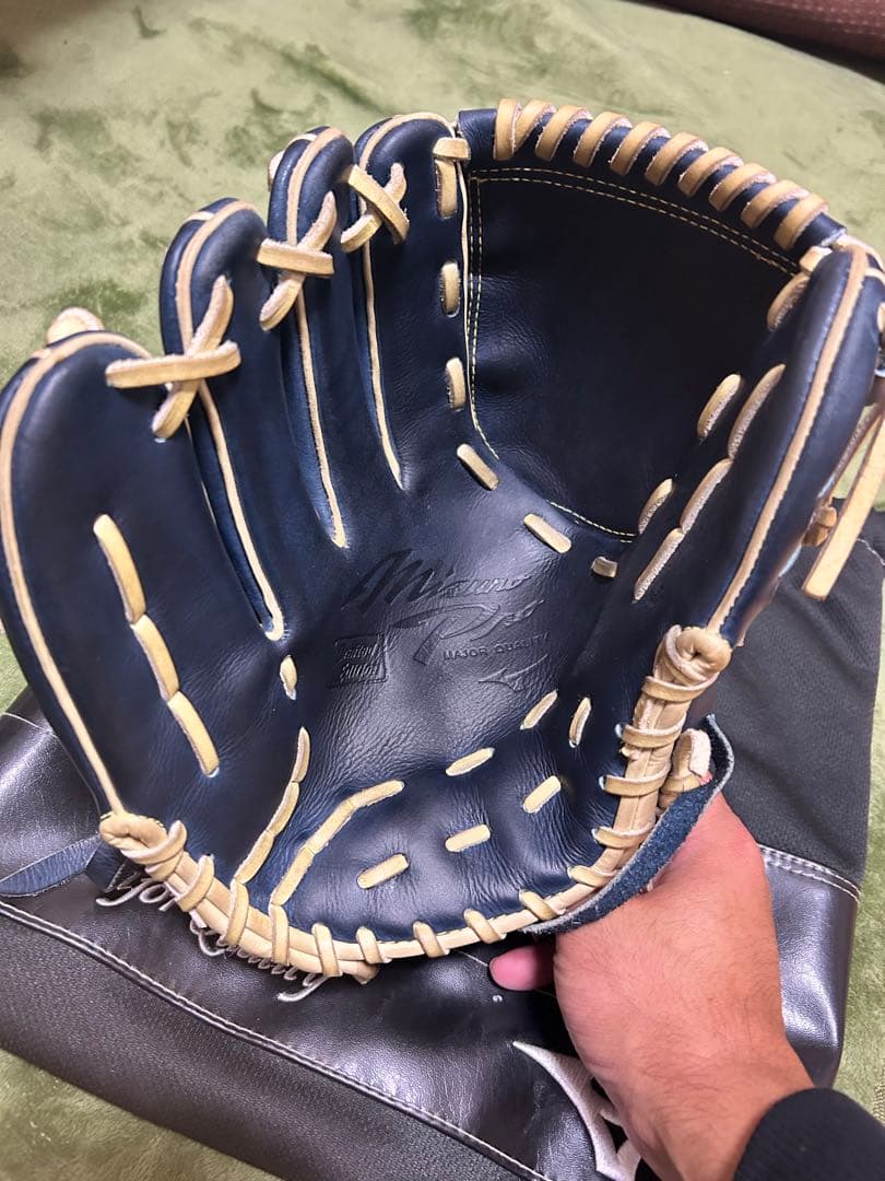 P*A様 ミズノプロ 軟式グローブ ネイビー 左投げ投手用 宮城大弥モデル