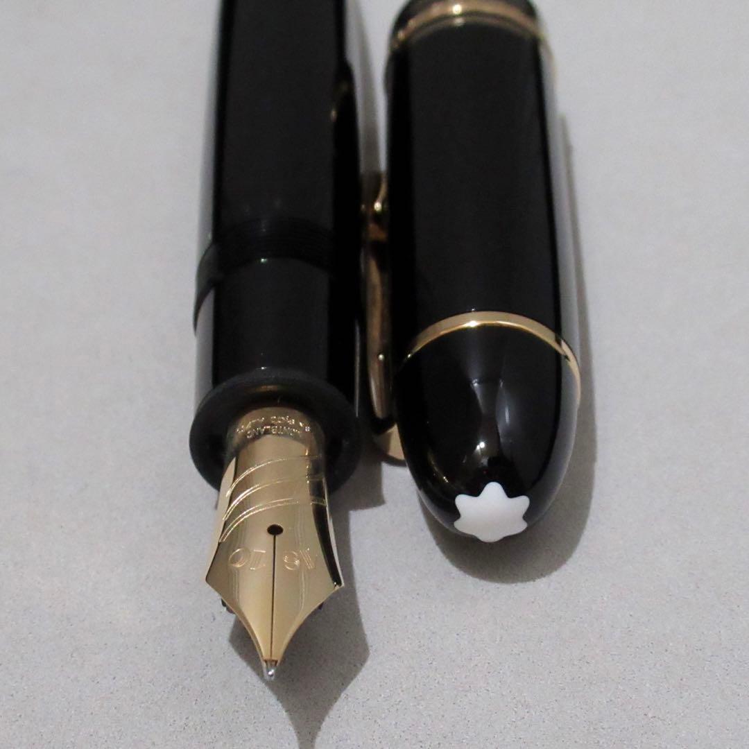 モンブラン 万年筆 149 カリグラフィー カーブドニブ ゴールド 132147