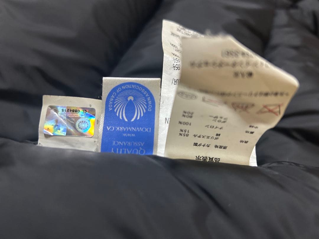 早い者勝ち‼️カナダグース ダウンベスト　ブラック　メンズ　ダウン厚め　希少レア