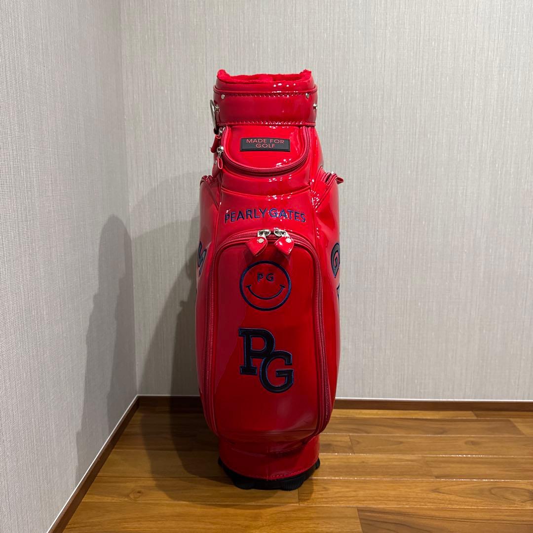 PEARLY GATES レッド キャディバッグ