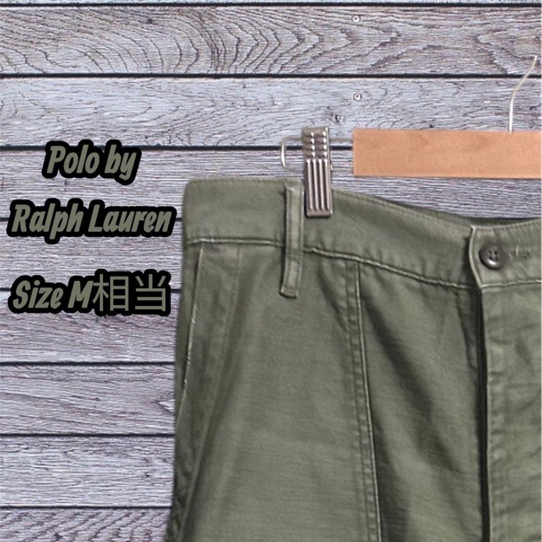 Polo Ralph Lauren コットンサテン ベイカーパンツ カーキ 6