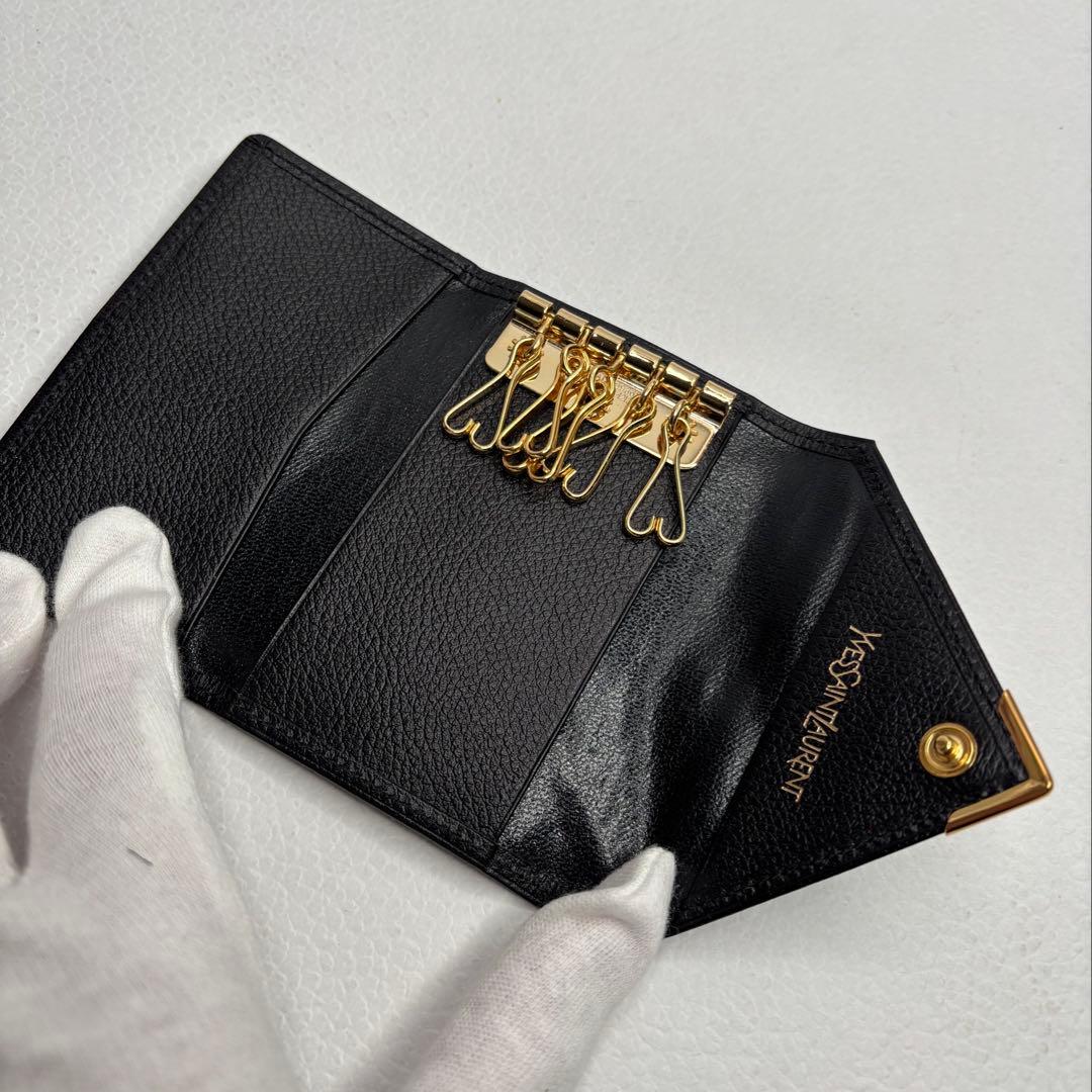 希少♡未使用ヴィンテージYSLイヴサンローランキーケース