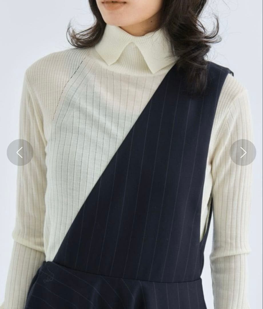 ＊新品タグ付き＊【UJOH】One Sholder SKT（Dark Navy)