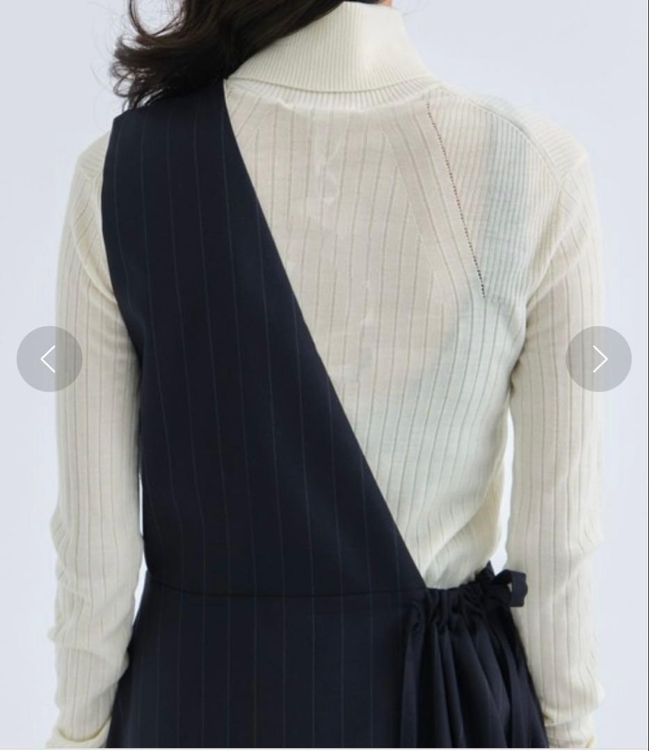 ＊新品タグ付き＊【UJOH】One Sholder SKT（Dark Navy)