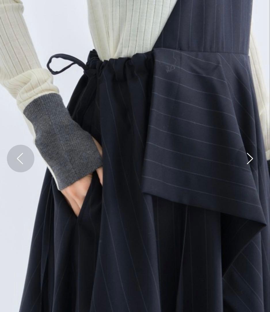 ＊新品タグ付き＊【UJOH】One Sholder SKT（Dark Navy)