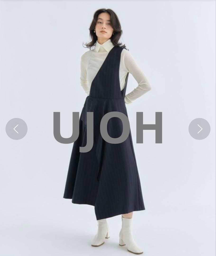 ＊新品タグ付き＊【UJOH】One Sholder SKT（Dark Navy)