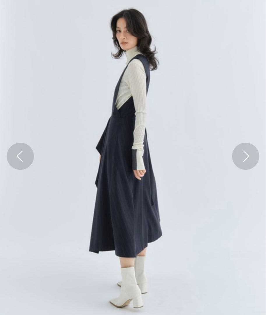 ＊新品タグ付き＊【UJOH】One Sholder SKT（Dark Navy)