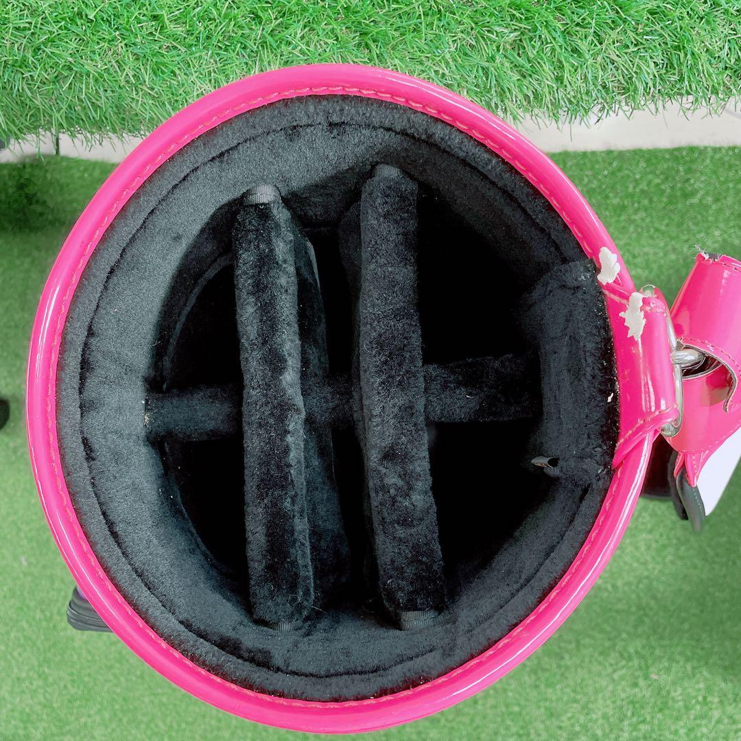 ゴルフ　キャディバッグ　エドウィン　エナメル　N2406