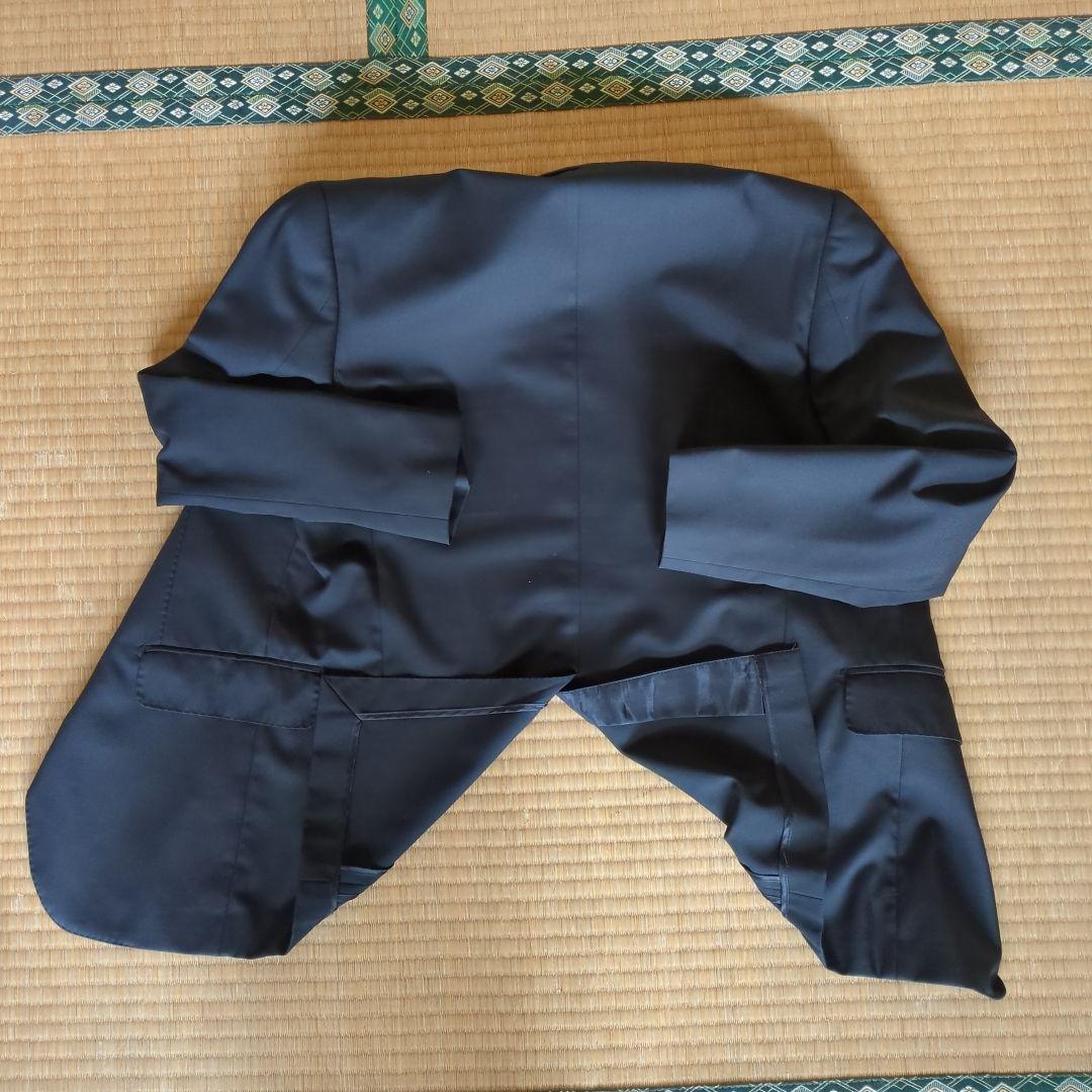 【kanch】ネイビーストライプスーツ・ブラックスーツ　ネクタイ付き