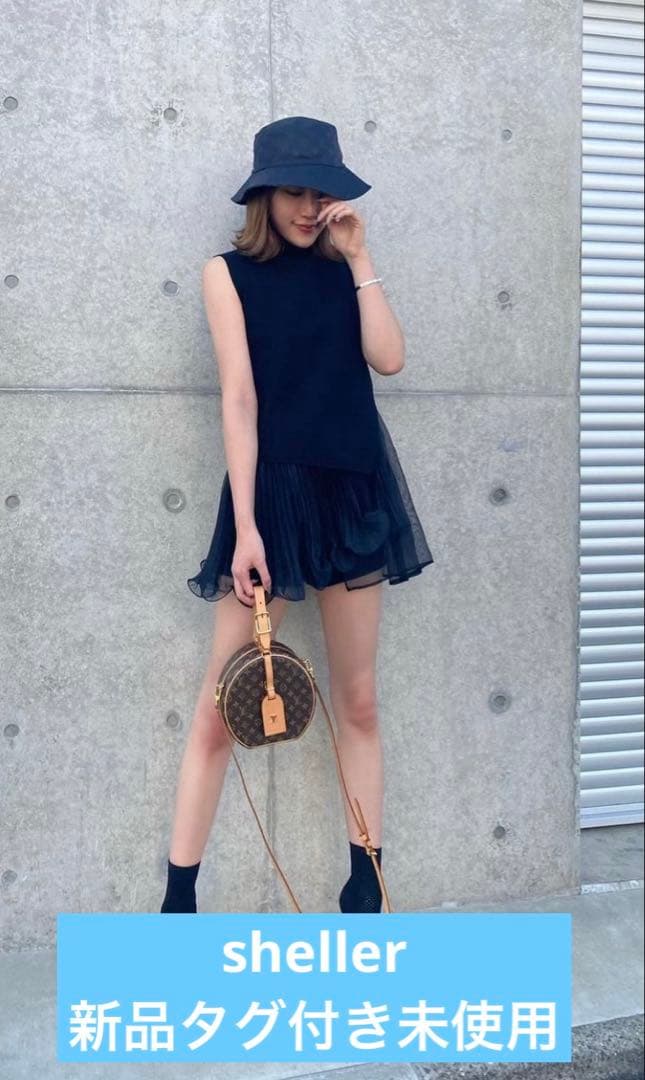 ⭐️シェリエ　プリーツレイヤードサマーニット⭐️