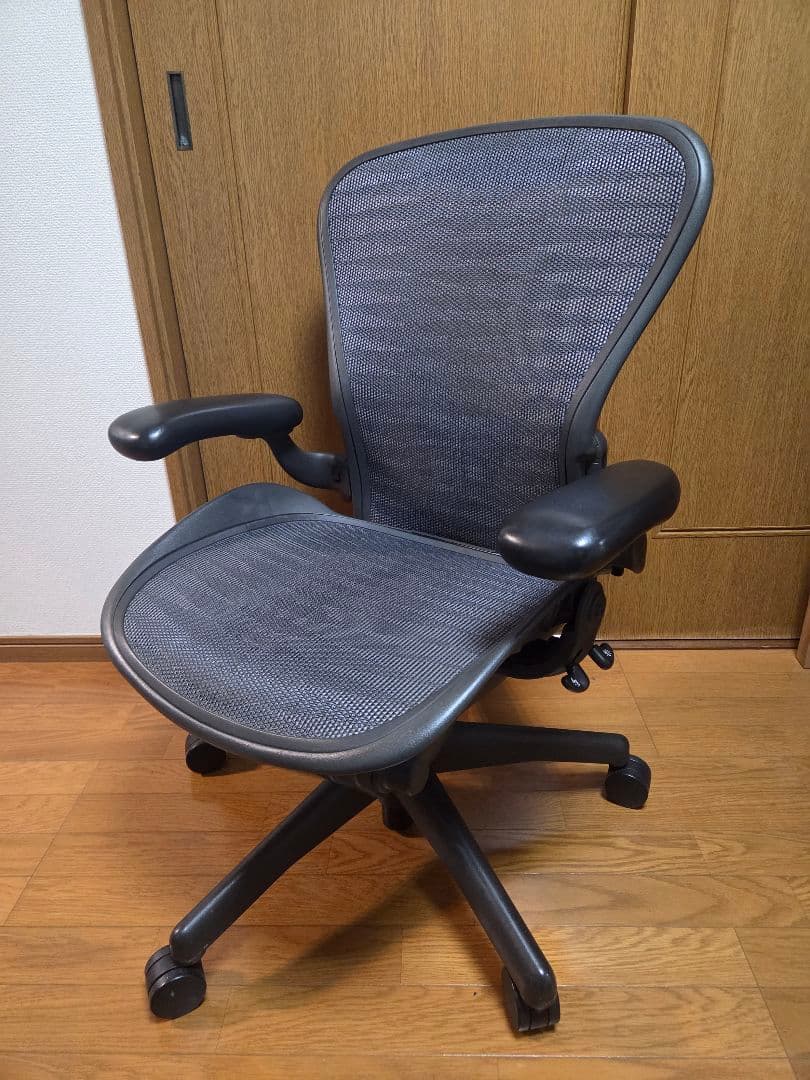 アーロンチェア　フル装備　タキシードメッシュ　Bサイズ　ポスチャーフィット