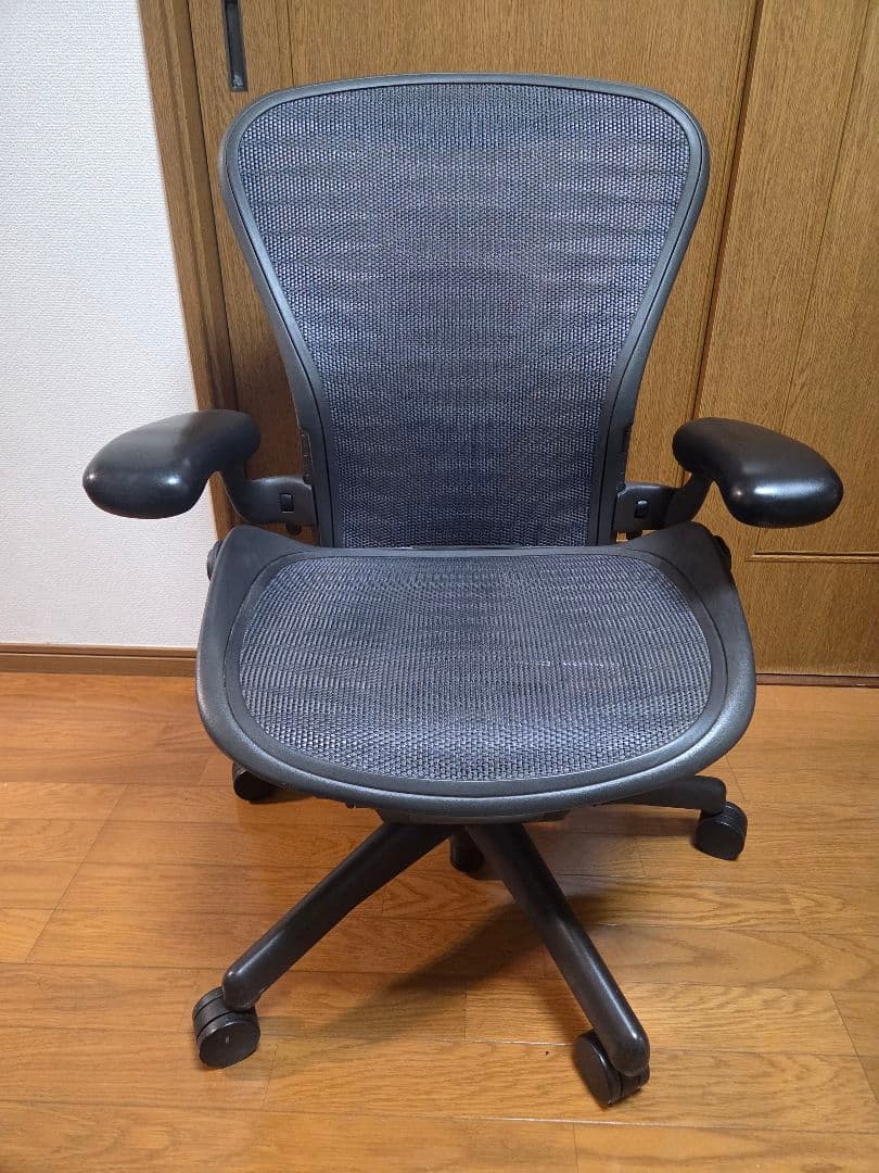 アーロンチェア　フル装備　タキシードメッシュ　Bサイズ　ポスチャーフィット