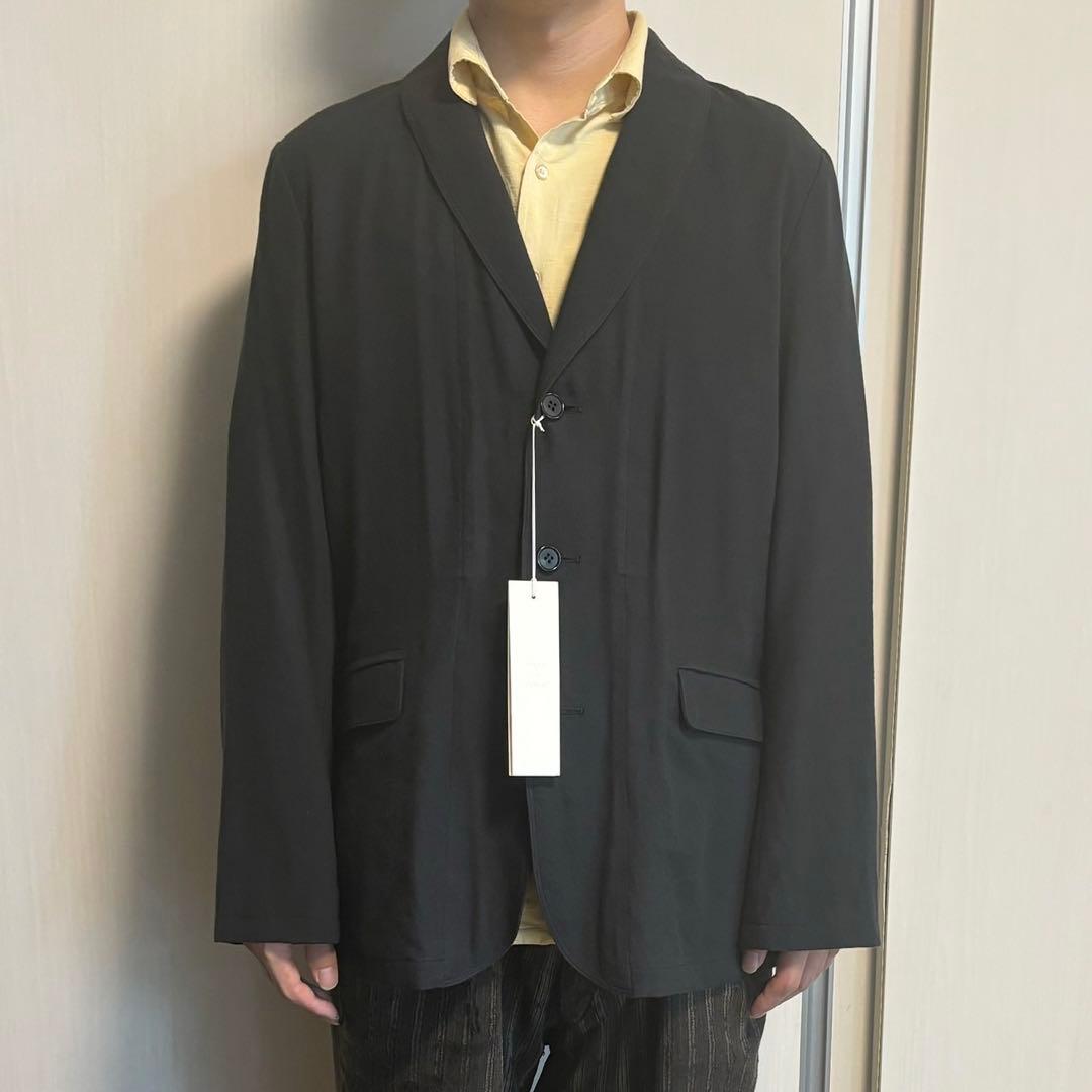 【新春特別価格】山内 コットンリネンオックスショールカラージャケット