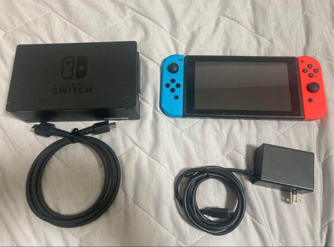Nintendo Switch 本体 青/赤 その他付属品