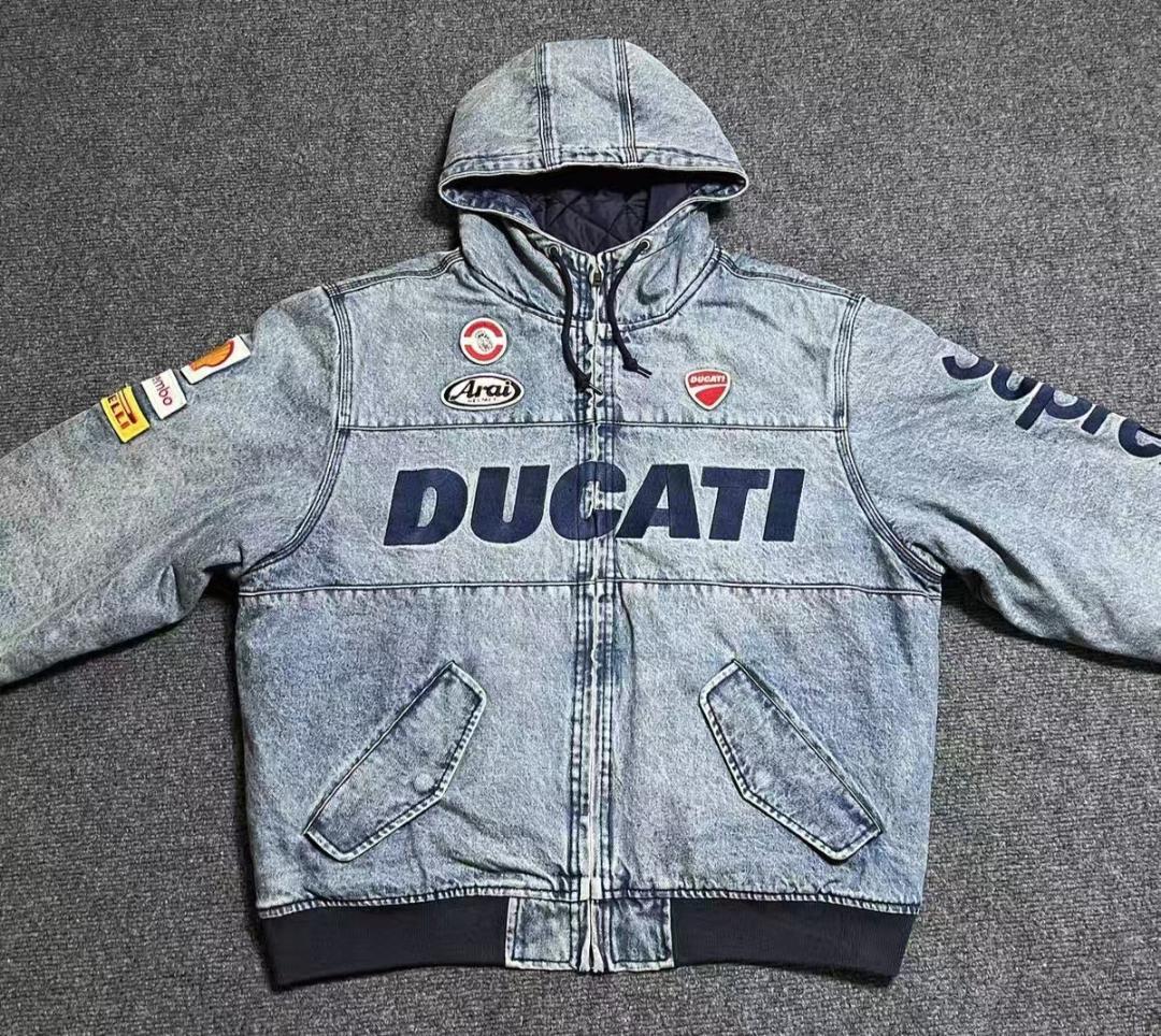 Supreme x DUCATI フーデッドレーシングジャケット
