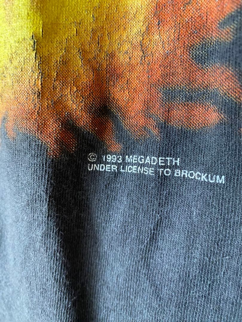 MEGA DETH 1993 ビンテージ　size:Ｌ　シングルステッチ