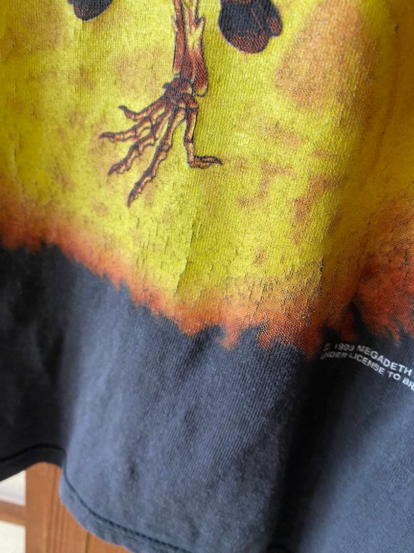 MEGA DETH 1993 ビンテージ　size:Ｌ　シングルステッチ