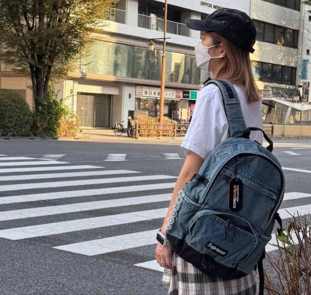 バッグ Supreme Denim Backpack \"Washed Indigo\"