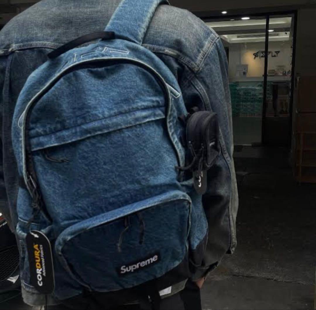 バッグ Supreme Denim Backpack \"Washed Indigo\"