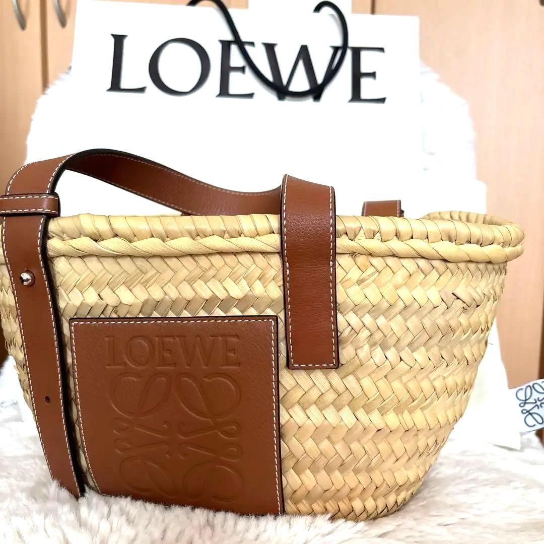 cyacyaleoさま専用LOEWE かごバッグ ナチュラル