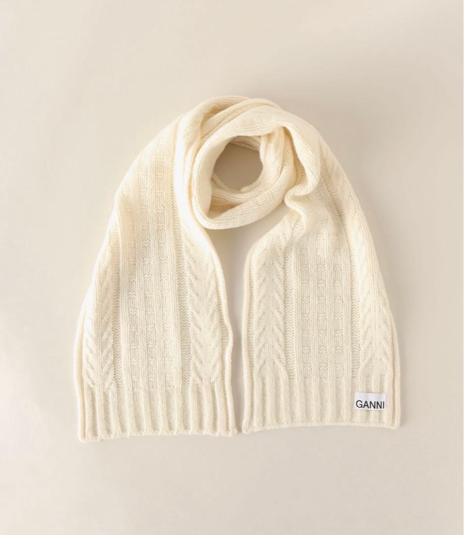 GANNI ケーブルマフラー