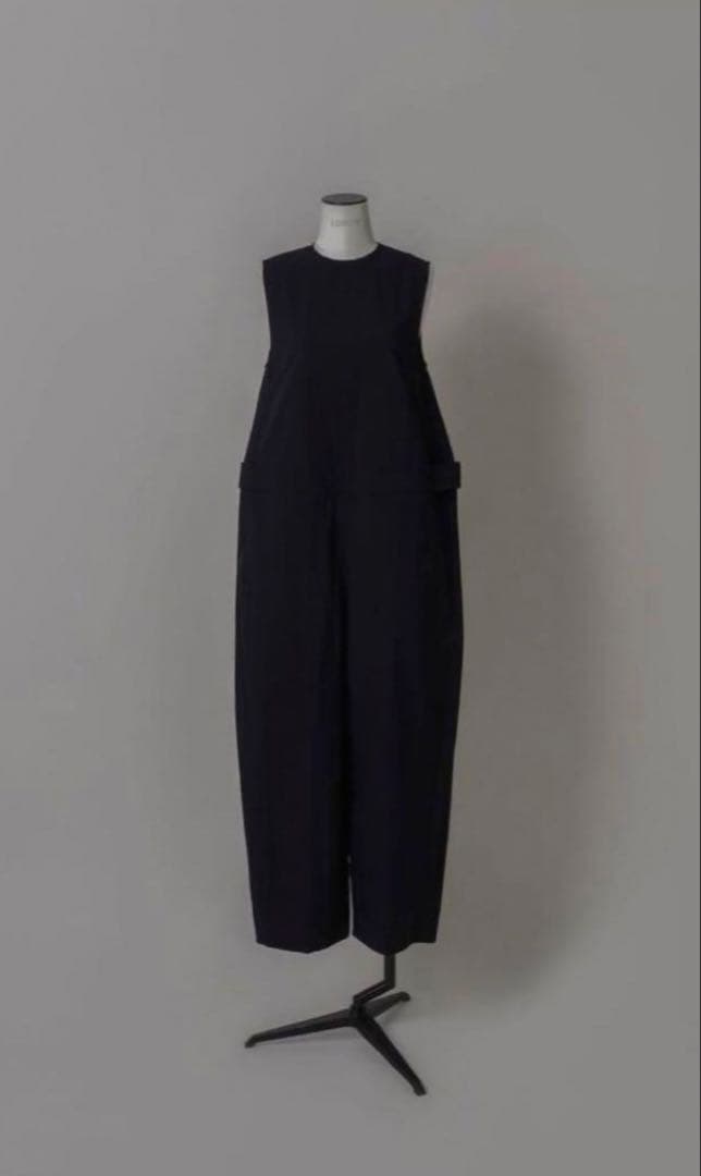 LOHEN ハイカウントタフタコクーンオールインワン　ブラック　38