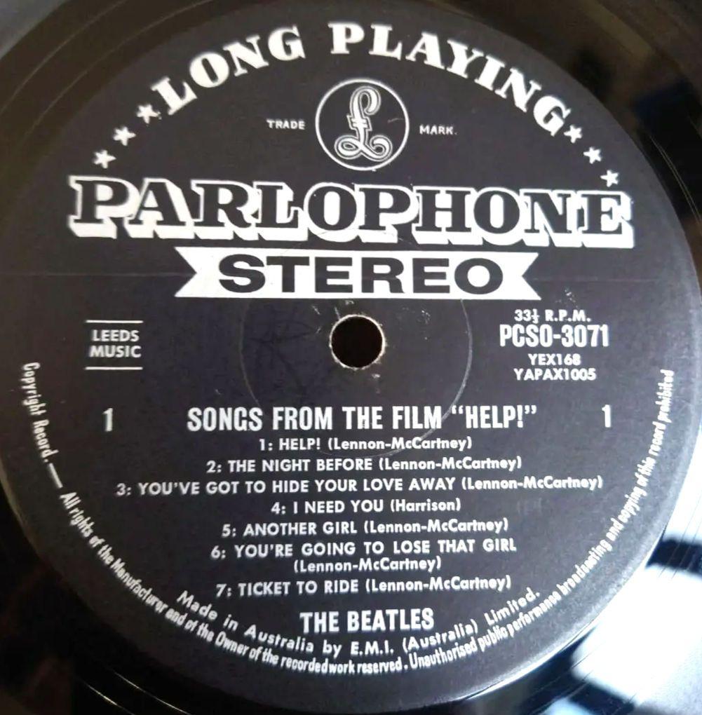 オーストラリア初回stereo盤THE BEATLES HELP!