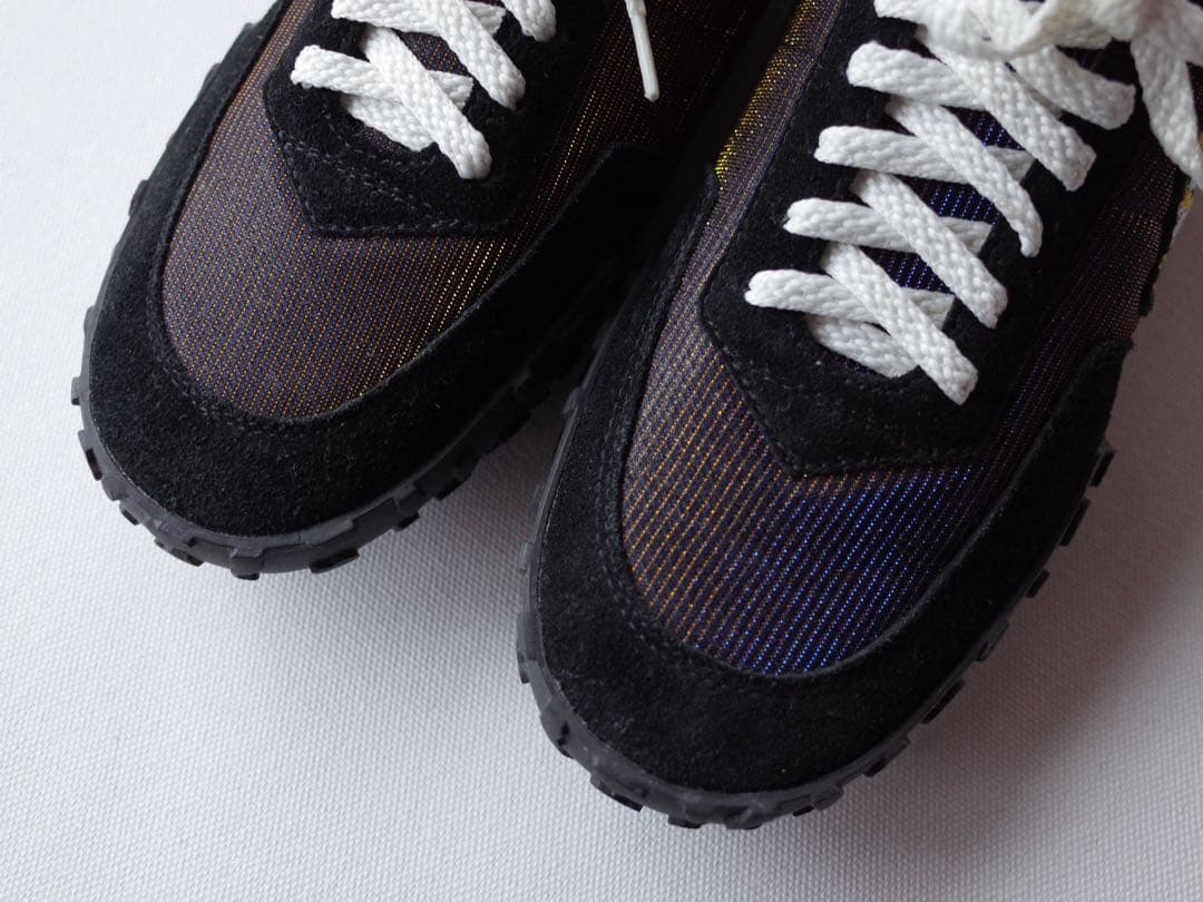 KENZO ケンゾー　タイガー 虎刺繍　スニーカー ブラウン系 ラメ　約24cm