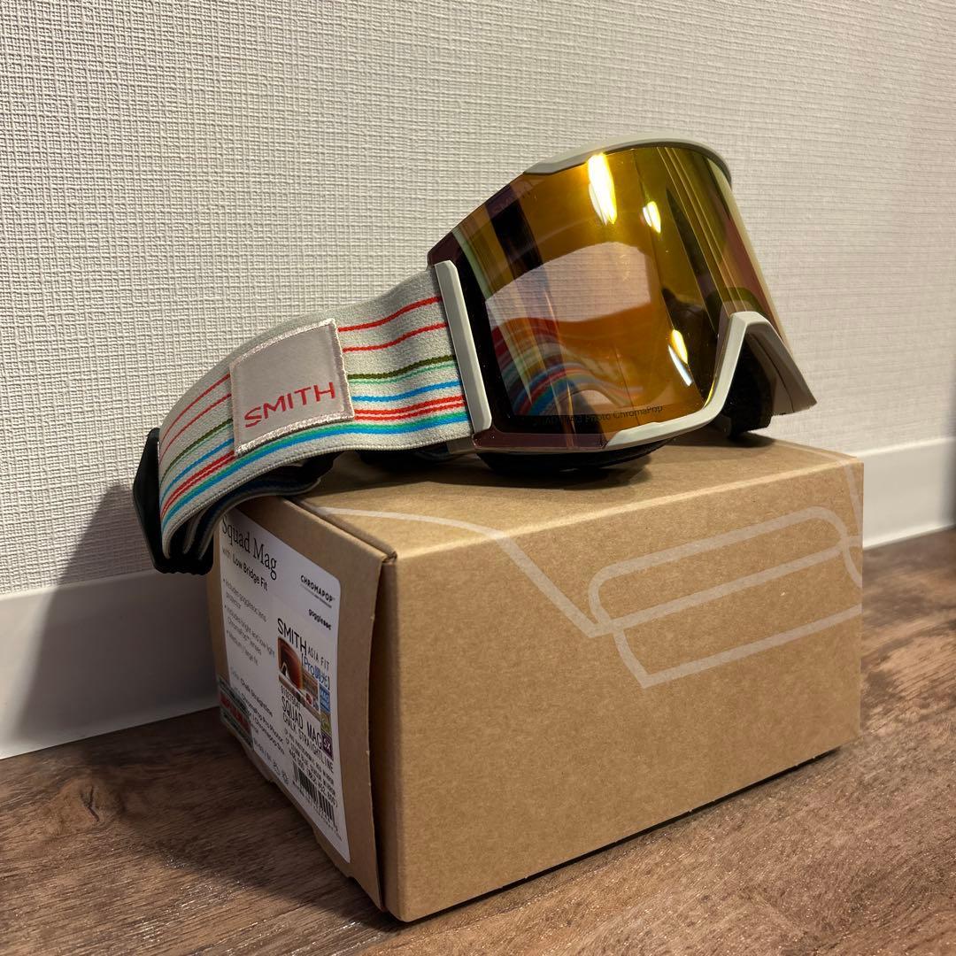 【新品未使用】SMITH SQUAD MAG 24-25 pro調光