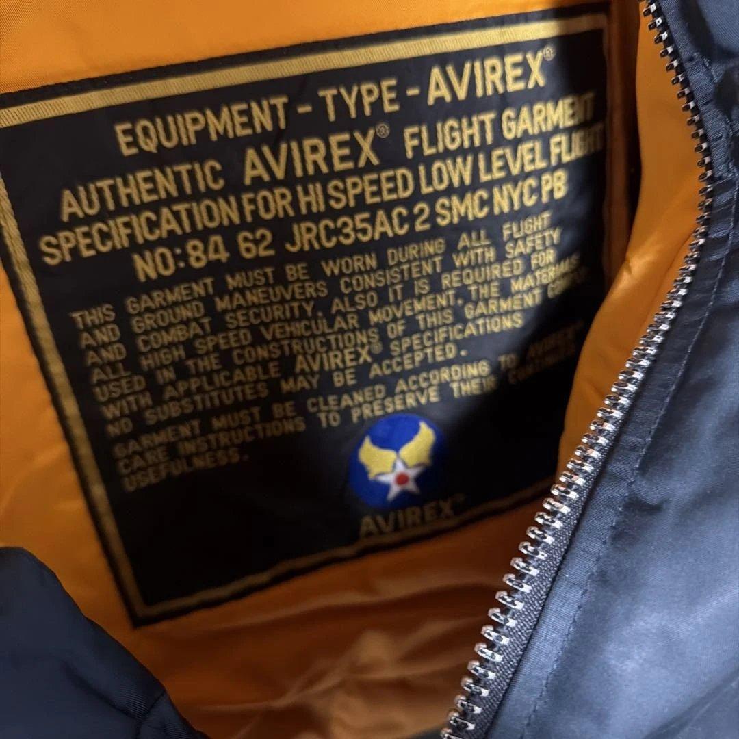 AVIREX LTD MA-1ジャケット ネイビー