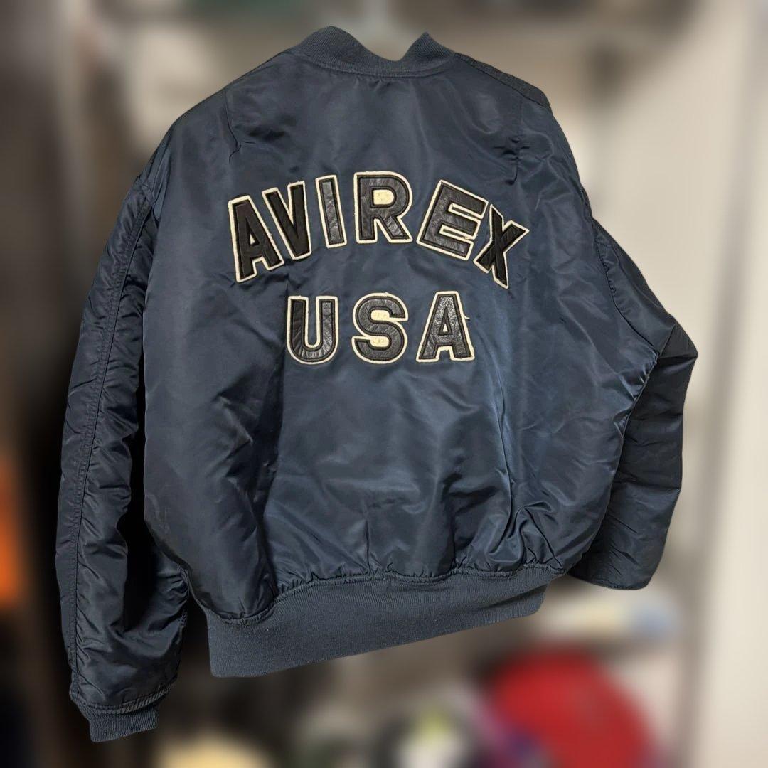 AVIREX LTD MA-1ジャケット ネイビー