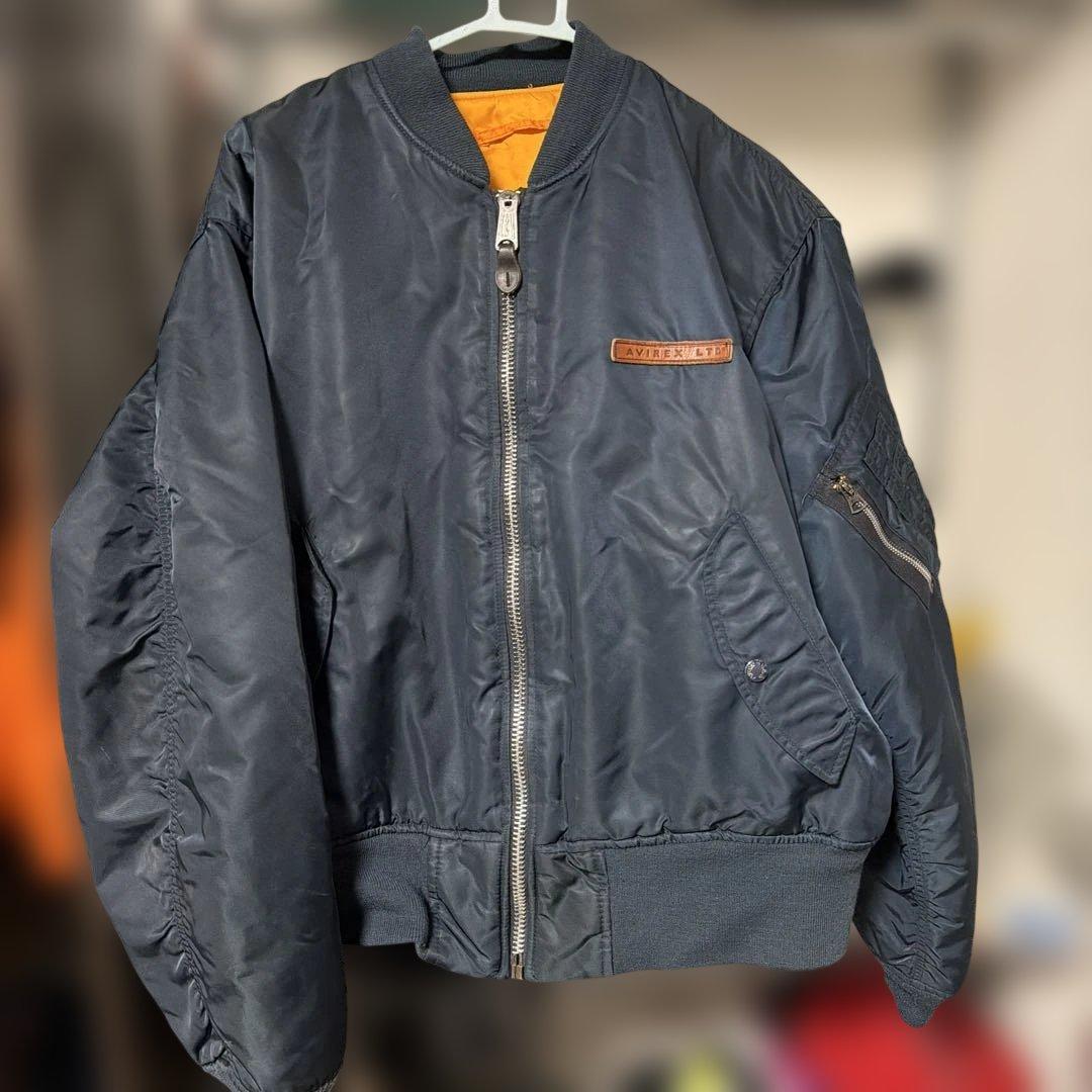 AVIREX LTD MA-1ジャケット ネイビー