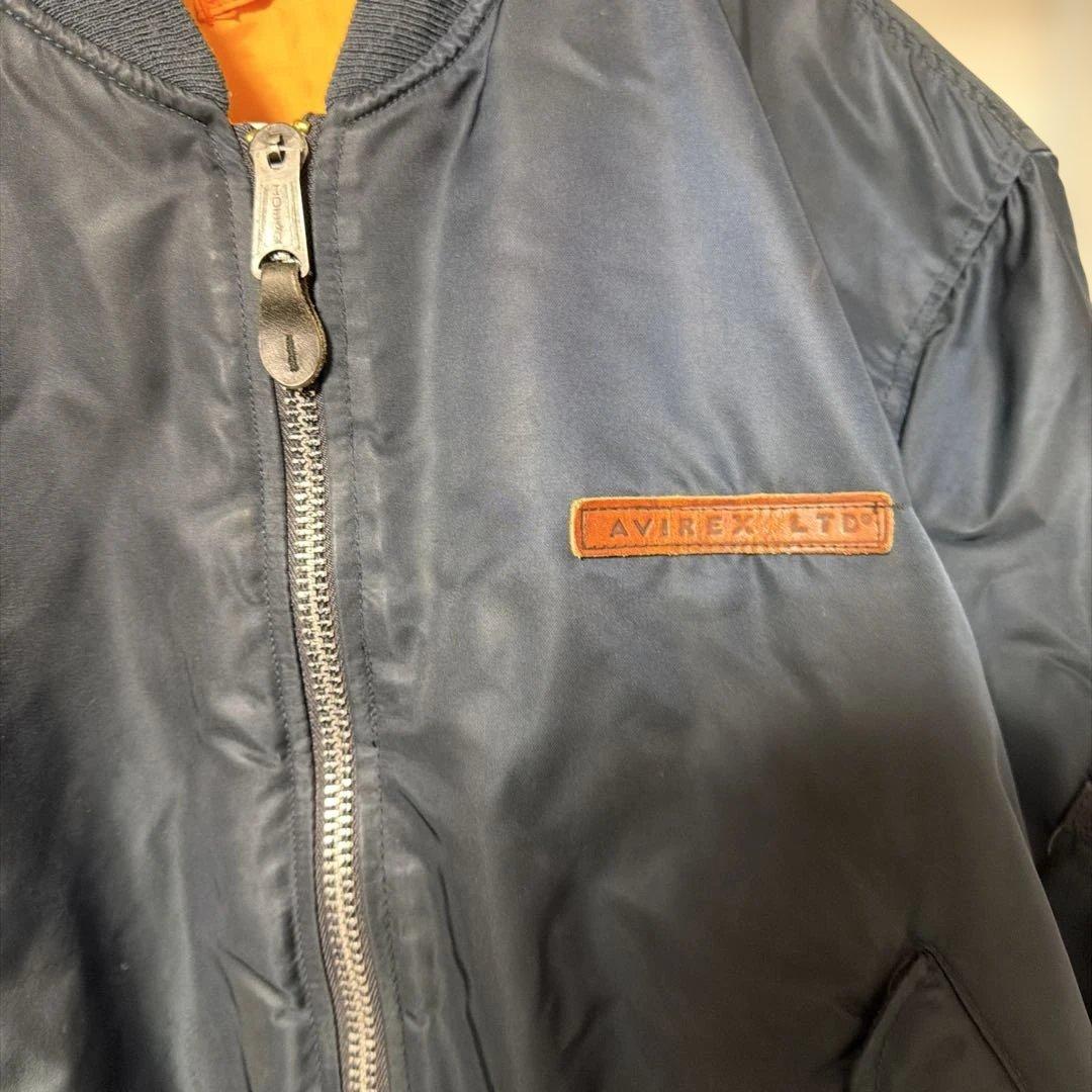 AVIREX LTD MA-1ジャケット ネイビー