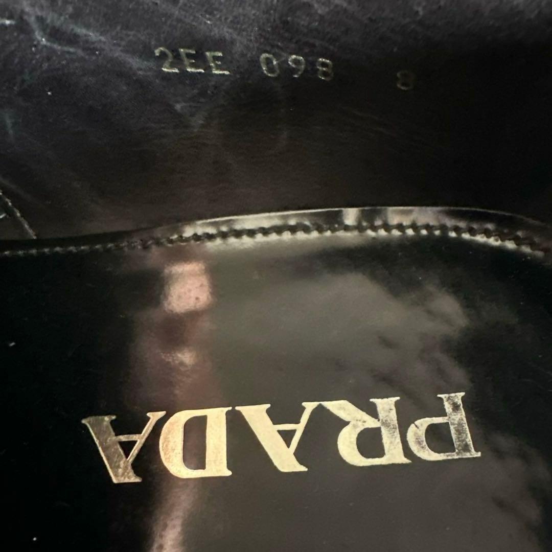 プラダ ウイングチップ　エアソールシューズ　ブラック　27㎝