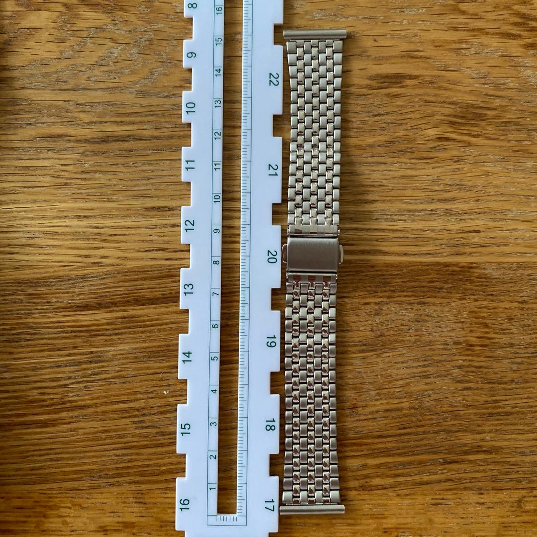 【美品】BAMBI バンビ OSCAR オスカー 20mm ステンレス ブレス